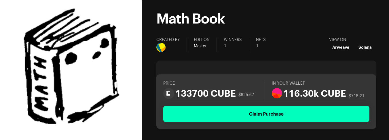 Post-purchase (claim item)